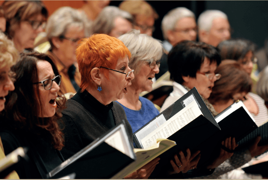 Plakat des Konzertchors Aalen für das Chorkonzert in der Thomaskirche